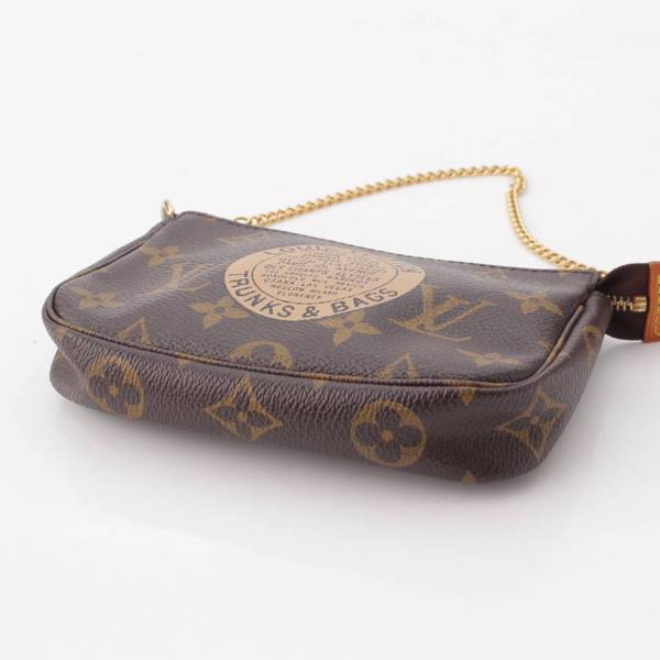 ルイヴィトン Louis Vuitton モノグラム T＆B ミニポシェット アクセソワール ポーチ M60153 ブラウン 中古 通販 retro  レトロ