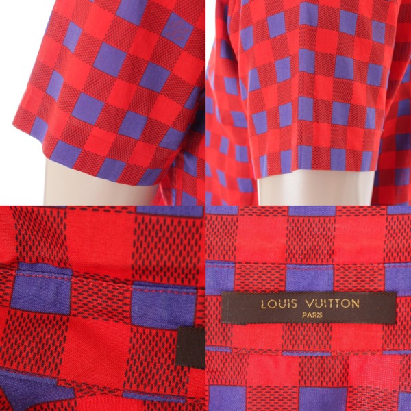 ルイヴィトン(Louis Vuitton) メンズ マサイチェック ダミエ 半袖