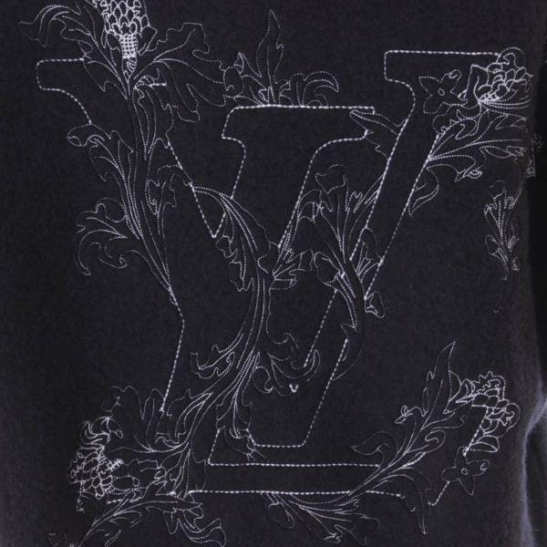 ルイヴィトン(Louis Vuitton) メンズ 21AW フラワー刺繍 ウール ジップ 