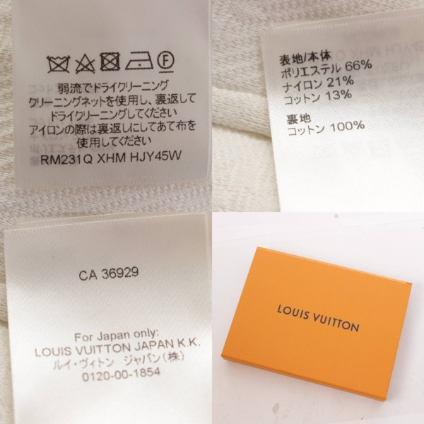 ルイヴィトン Louis Vuitton 23SS メンズ LVSEモノグラム フリーストラックスーツ パーカー 1AATUQ ホワイト S 中古  通販 retro レトロ