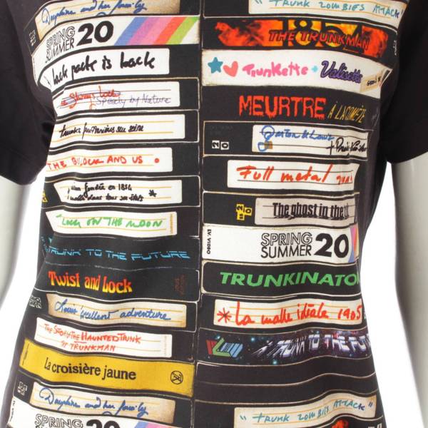 ルイヴィトン(Louis Vuitton) 20SS VHSビデオ プリント Tシャツ 