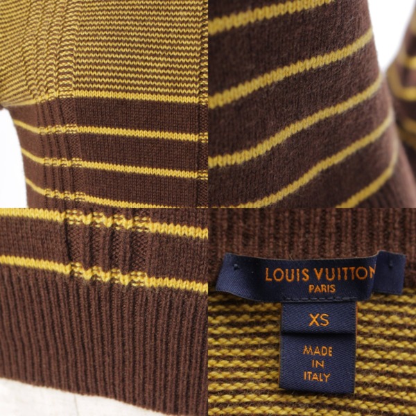 ルイヴィトン(Louis Vuitton) 20年 モノグラム ボーダー カシミヤ