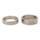 バーグ ユーアンドミー 2連リング 指輪 M00319 シルバー L
