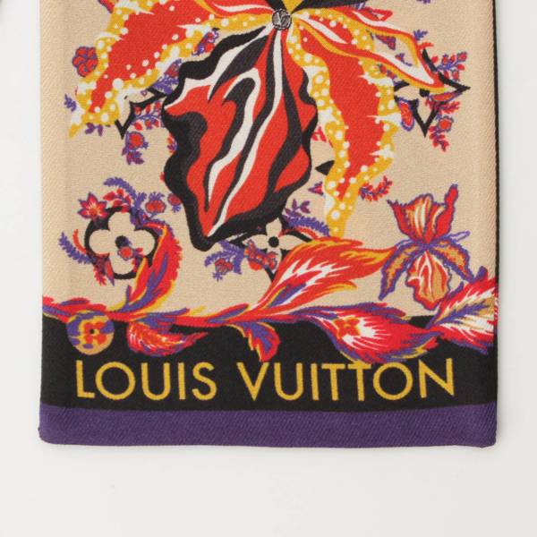 ルイヴィトン(Louis Vuitton) モノグラム ランデブー シルク スカーフ