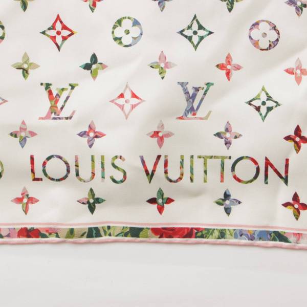 ルイヴィトン(Louis Vuitton) モノグラム スカーフ マルチカラー 中古