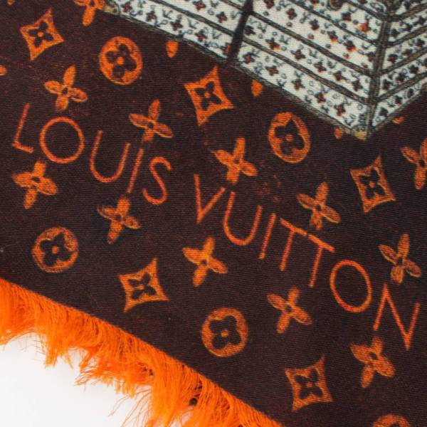ルイヴィトン Louis Vuitton シルク ウール 猫 エトールキャットグラム ...