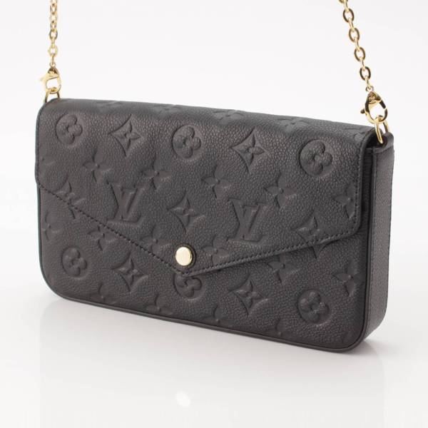 ルイヴィトン Louis Vuitton モノグラムアンプラント ポシェットフェリシー ショルダーバッグ M64064 ノワール 中古 通販  retro レトロ