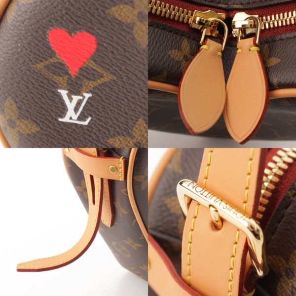 ルイヴィトン Louis Vuitton モノグラムゲームオン サッククール ハート ショルダーバッグ M57456 ブラウン 中古 通販 retro  レトロ