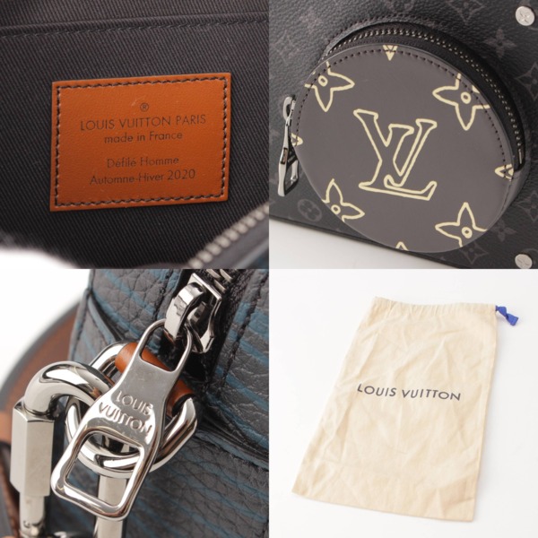 ルイヴィトン Louis Vuitton ヴォルガ オンストラップ モノグラムエクリプス ショルダーバッグ M69688 ブラック 中古 通販  retro レトロ