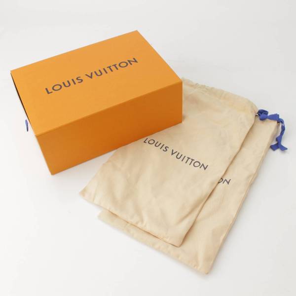 ルイヴィトン Louis Vuitton LVロゴ レザー ヒールサンダル ミュール