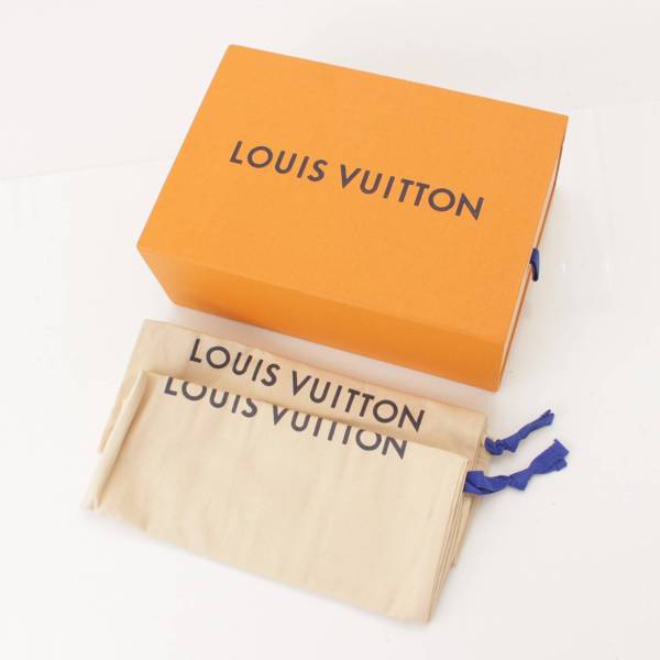 ルイヴィトン(Louis Vuitton) モノグラムデニム レザー スリッポン