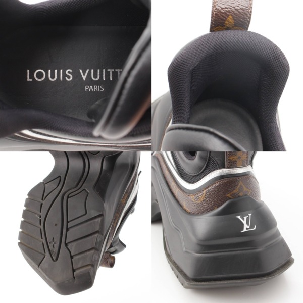 ルイヴィトン Louis Vuitton 23SS LVアークライト2.0ライン 厚底スニーカー 1ABHZ9 ブラウン 37 1/2 中古 通販  retro レトロ