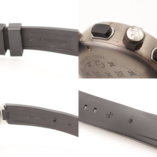 ルイヴィトン(Louis Vuitton) メンズ タンブール インブラック QZ クォーツ 腕時計 Q118F ブラック 中古 通販 retro  レトロ
