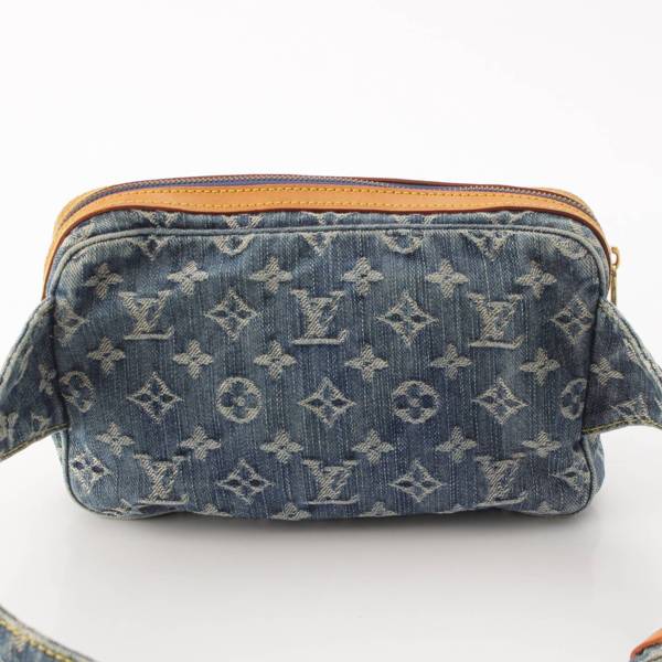 ルイヴィトン Louis Vuitton モノグラム デニム バムバッグ ウエストバッグ ポーチ M95347 ブルー 中古 通販 retro レトロ