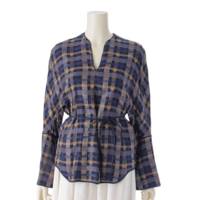 18AW kasuri plaid tops R  iq  gbvX MM18AWSHO33 lCr[~IW 1