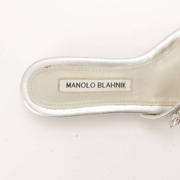 マノロ ブラニク(Manolo Blahnik) NADIRAFLAT ビジュートング サンダル