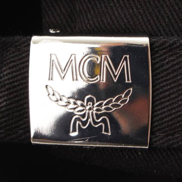 エムシーエム(MCM) メンズ ロゴ コットン ベースボールキャップ 帽子