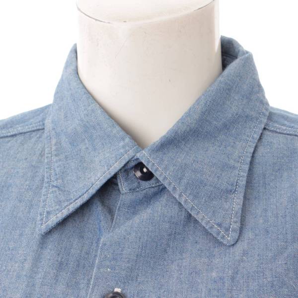 マディソンブルー(MADISON BLUE) ハンプトンワークシャツ シャンブレー
