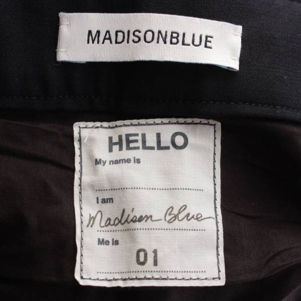マディソンブルー(MADISON BLUE) 20年 5POCKET FLARE SK W TROPICALA フレアスカート MB201-6006  ブラック 01 中古 通販 retro レトロ