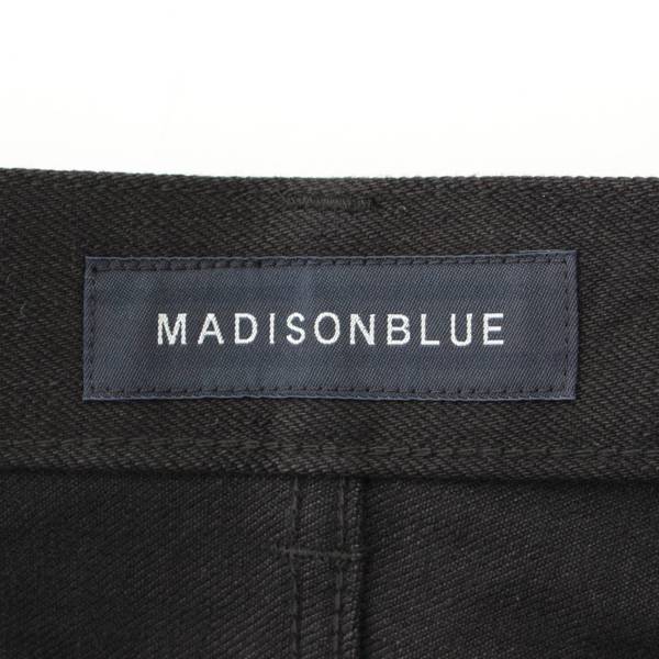 マディソンブルー(MADISON BLUE) ヘムカット フレア デニムパンツ