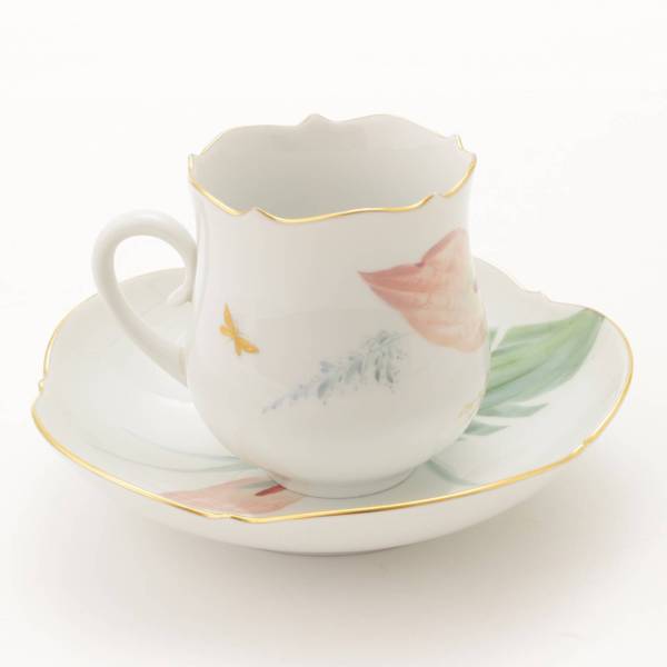 マイセン(Meissen) 水辺の花 コーヒーカップ&ソーサー 食器 ティーセット 500310 23582-8 中古 通販 retro レトロ