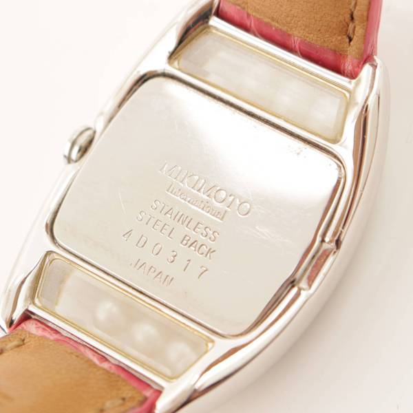 ミキモト(Mikimoto) パールウォッチ 腕時計 4D0317 シルバー