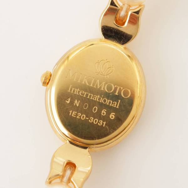 ミキモト(Mikimoto) クォーツ パール ブレスウォッチ 腕時計 1E20-3031 4N0066 ゴールド 中古 通販 retro レトロ