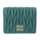 マテラッセ ロゴ レザー コンパクトウォレット 二つ折財布 5MV204 グリーン