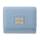 ロゴ レザー コンパクトウォレット 三つ折財布 5MH043 ブルー
