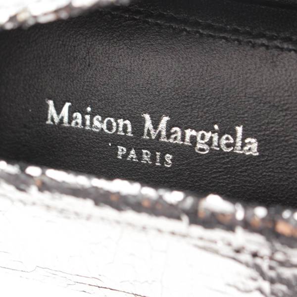 メゾンマルジェラ Maison Margiela TABI タビ 足袋 ブロークンミラー フラット パンプス シューズ シルバー 37 中古 通販  retro レトロ