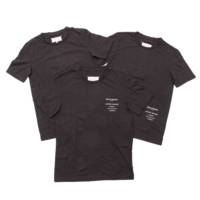 18AW 六本木ヒルズ店 15周年限定 パックTシャツ 3点セット ブラック XS
