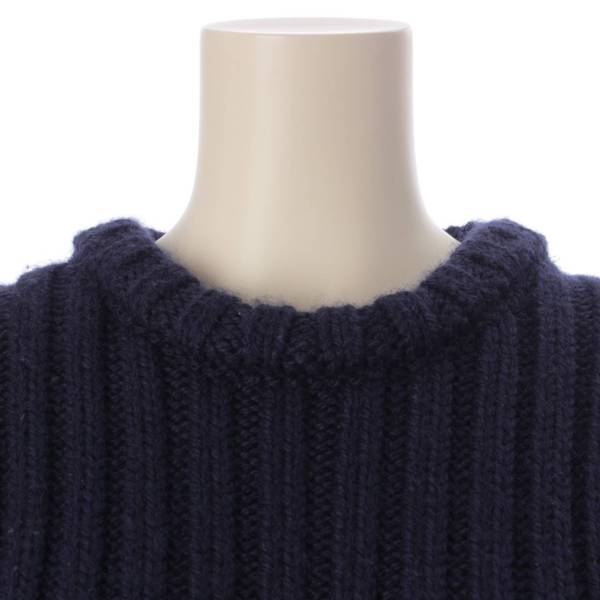 メゾンマルジェラ Maison Margiela 22AW Sprist Sweater ウール ニット セーター トップス S52GP0113  ネイビー XS 中古 通販 retro レトロ