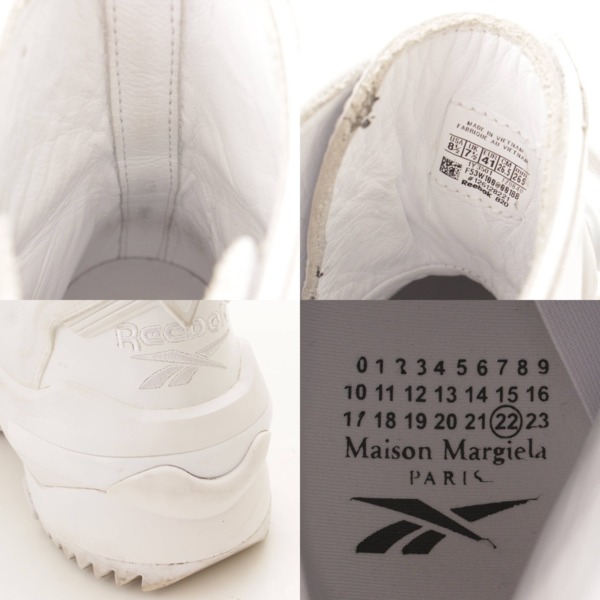 メゾンマルジェラ(Maison Margiela) リーボック タビ インスタ ポンプフューリー スニーカー 足袋 ホワイト 41 中古 通販  retro レトロ