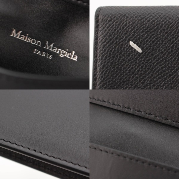 メゾンマルジェラ Maison Margiela レザー ボックス カードケース S55UI0299 ブラック 中古 通販 retro レトロ