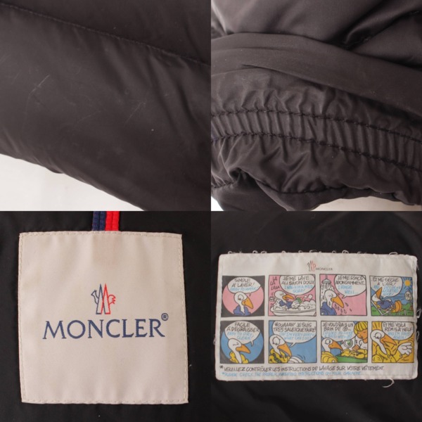 モンクレール(Moncler) DORIST ファー フード付き ダウンコート ブラック 10A 中古 通販 retro レトロ