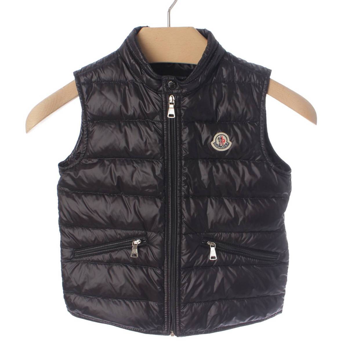 モンクレール Moncler キッズ GUI GILET ギュイ ジレ ダウンベスト ブラック 6anni 116cm