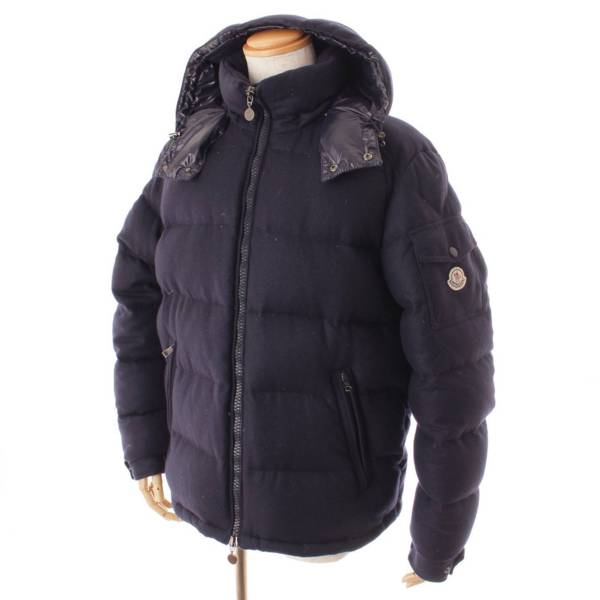 モンクレール(Moncler) メンズ MAYA マヤ ツイード ダウンジャケット 40305 ネイビー 5 中古 通販 retro レトロ