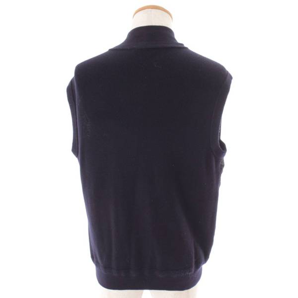 モンクレール(Moncler) maglione tricot gilet ニット切替 ダウンベスト 94132 ネイビー M 中古 通販 retro  レトロ