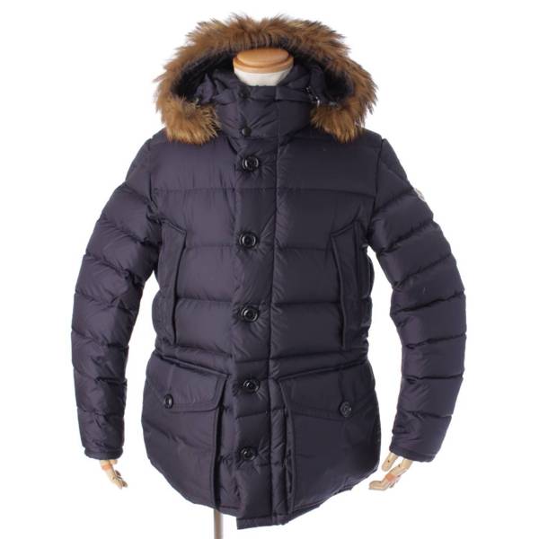 モンクレール(Moncler) メンズ CLUNY クルーニー フード付き ダウンジャケット 41380 ネイビー 3 中古 通販 retro レトロ