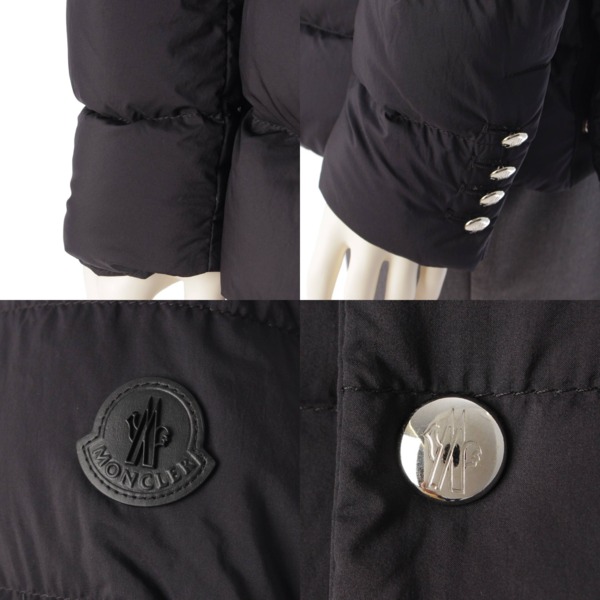 モンクレール Moncler 22AW メンズ MELIMOYU レイヤード フード ダウンジャケット ブラック 1 中古 通販 retro レトロ