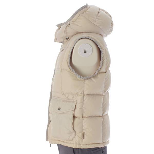 モンクレール Moncler メンズ TAPAJOS ダウンベスト ロゴ ワッペン ジャケット アイボリー 1 中古 通販 retro レトロ