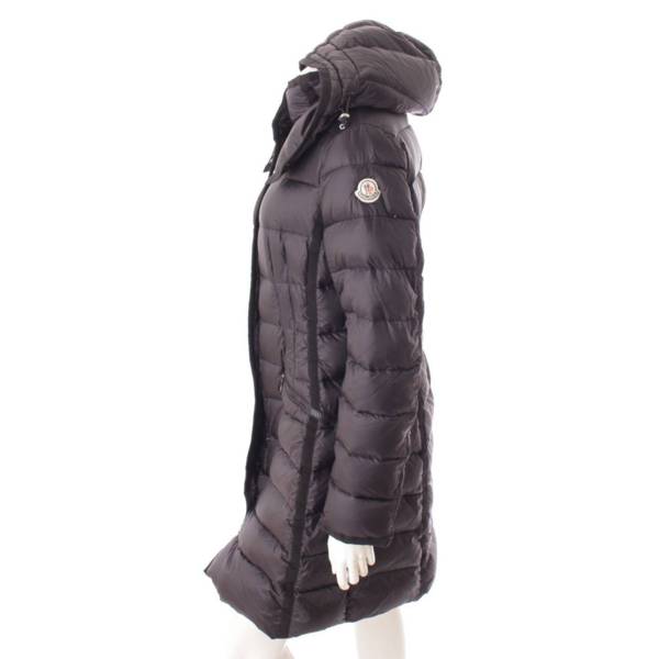 エルミンヌ モンクレール MONCLER ロング 正規品 ブラック