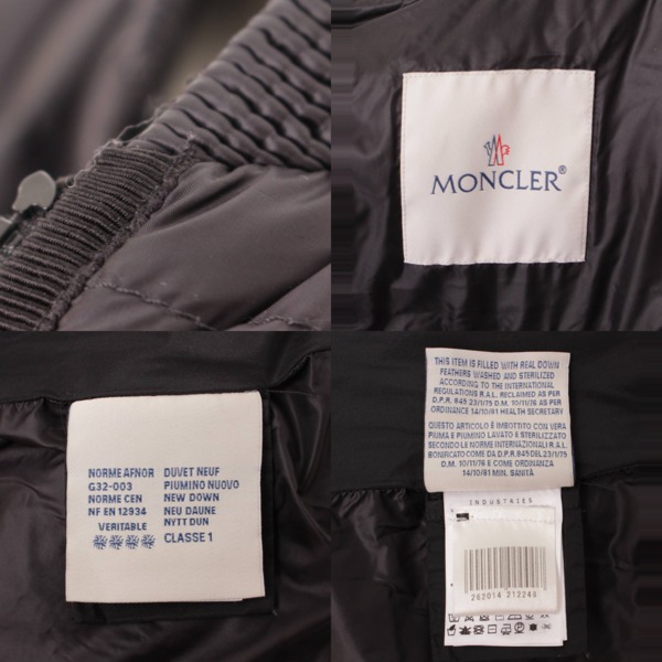 モンクレール(Moncler) ARlETTE ダウン ベスト ポンチョ 48344 ...