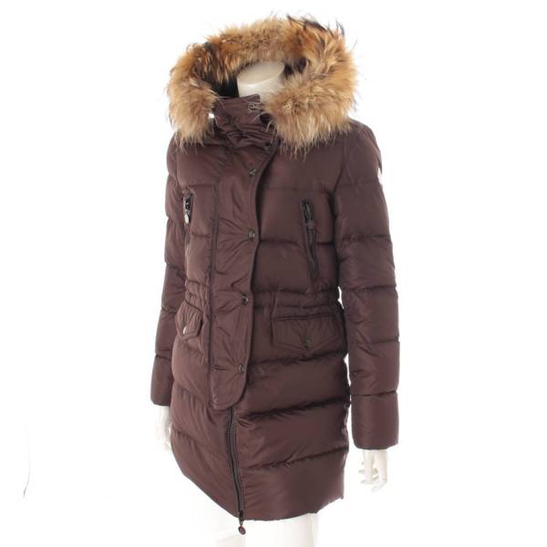 モンクレール(Moncler) FRAGON ラクーンファー付 ダウンコート 49937