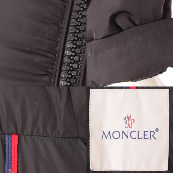 モンクレール(Moncler) NESEA ネセア 裾フリル ダウンジャケット 45880 ブラック 00 中古 通販 retro レトロ