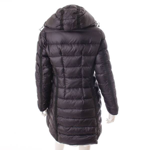 モンクレール(Moncler) HERMINE エルミンヌ フード ダウンコート 49339 ブラック 2 中古 通販 retro レトロ