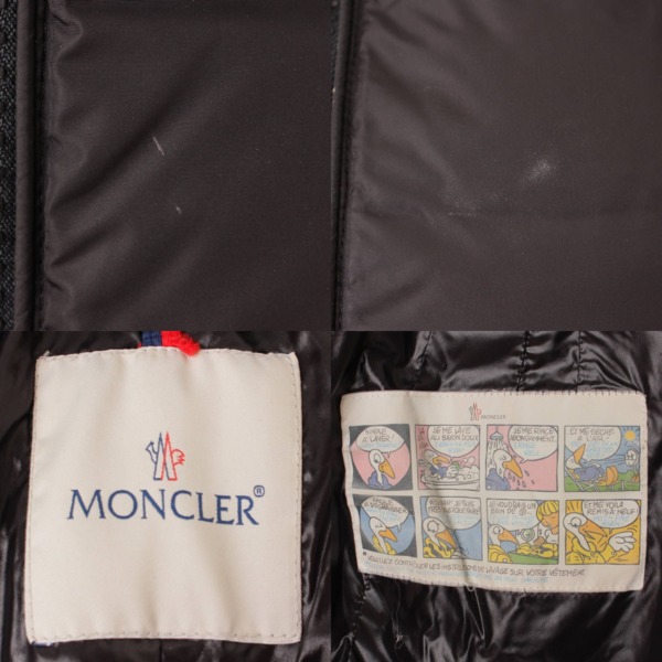 モンクレール(Moncler) CYROSELLE シロセス ダウン コート アウター 54155 ブラック 00 中古 通販 retro レトロ