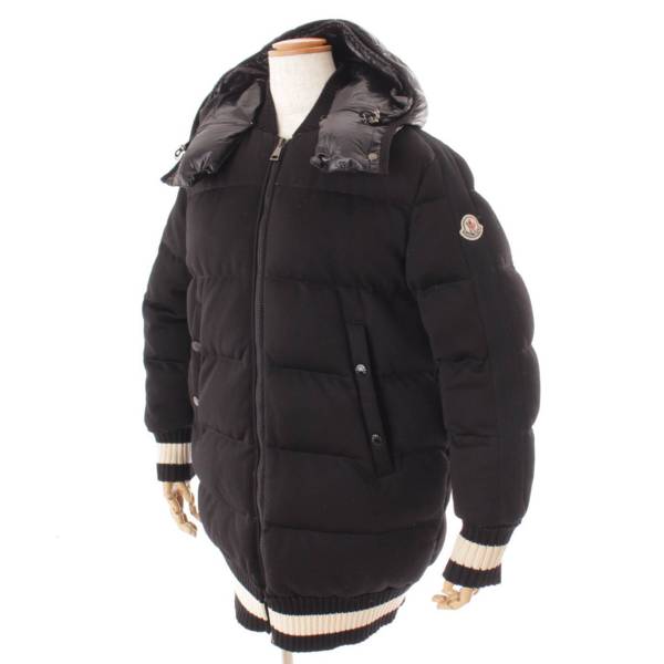 モンクレール(Moncler) HARFANG リブ フード付き ダウンジャケット