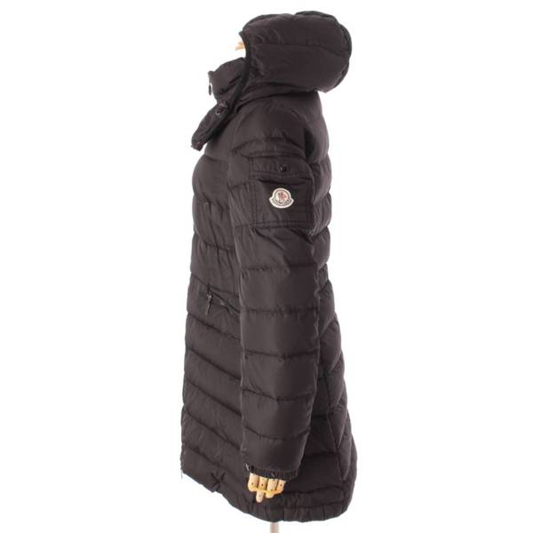 モンクレール(Moncler) 14年 CHARPAL フード付き Aライン ダウン コート 49372 ブラック 2 中古 通販 retro レトロ