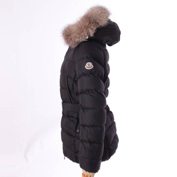 モンクレール(Moncler) 21年 Clion ファー付き ナイロンダウン